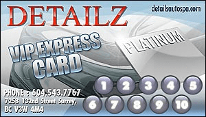 VIP platinum express card