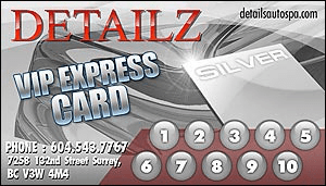 VIP silver express card